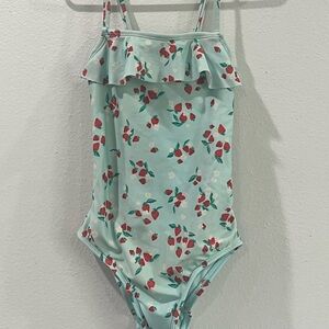 Cat & Jack Blue and Red One Piece Swimsuit